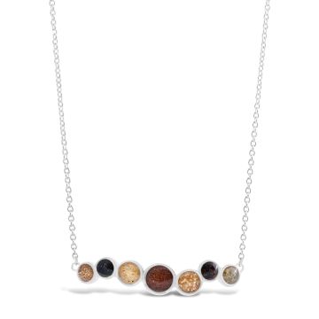 &earth - Our Planet Stationary Necklace - Silver