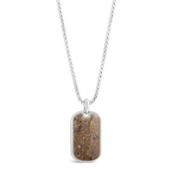 Christine Kesteloo's Historical Sterling Travel Tag Necklace