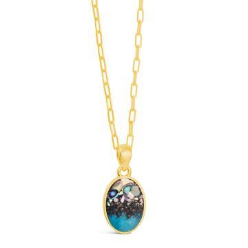 Sandrop Necklace - 14k Gold Vermeil - Alaska Triple Gradient