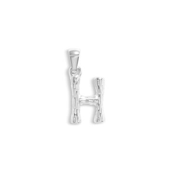 Mi Tesoro - H Letter Charm - Silver