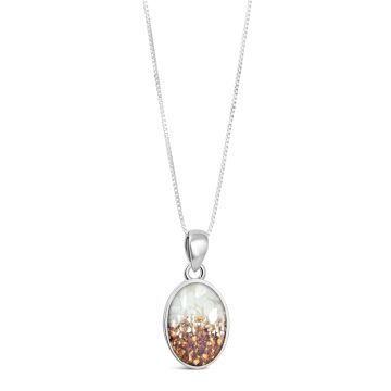 Sandrop Necklace - Mother of Pearl Gradient