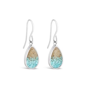 Explorer Teardrop Earrings - Turquoise Gradient