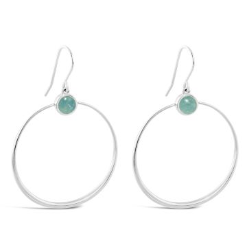 Daisy Hoop Earrings