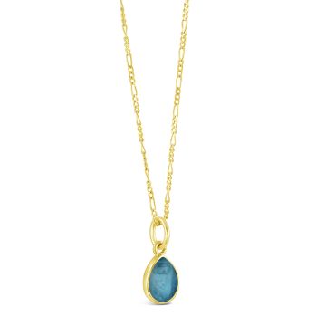 Collectible Travel Treasures™ Teardrop Necklace - 14k Gold Vermeil
