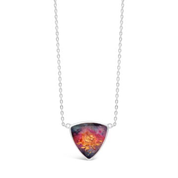 Trillion Necklace - Sunset Gradient by Christine Kesteloo