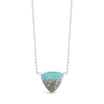 Trillion Necklace - Turquoise Gradient by Christine Kesteloo