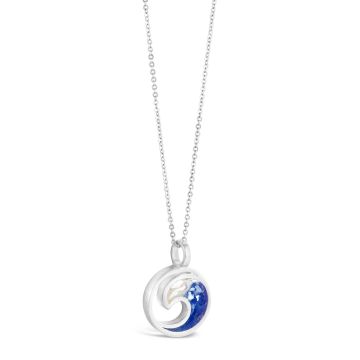 Wave Necklace - Mother of Pearl Gradient