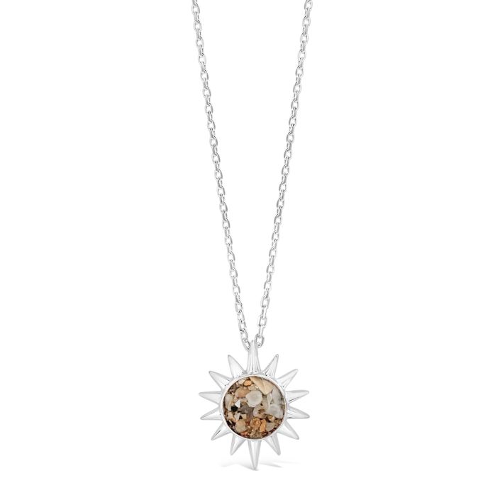 Sterling silver sun necklace online