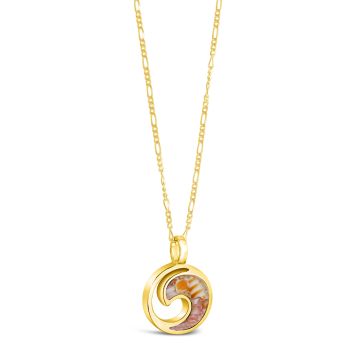 Wave Necklace - 14k Gold Vermeil