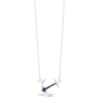 Anchor Tilted Stationary Necklace | Dune Jewelry
