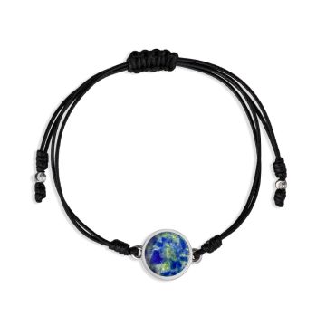 Earth Day Black Cord Bracelet