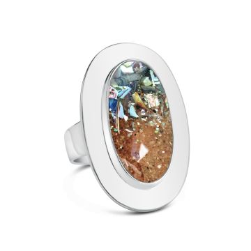 Cocktail Ring - Abalone Gradient