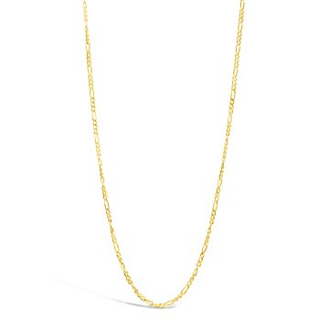 Collectible Travel Treasures™ Figaro Chain - 14k Gold Vermeil