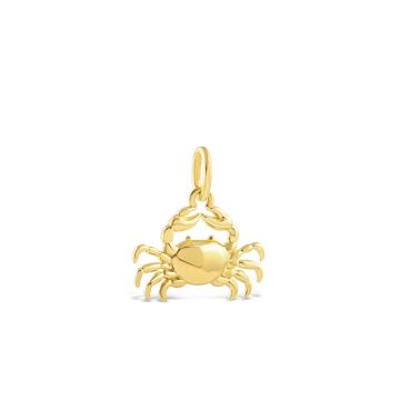Collectible Travel Treasures™ Crab Charm - 14k Gold Vermeil