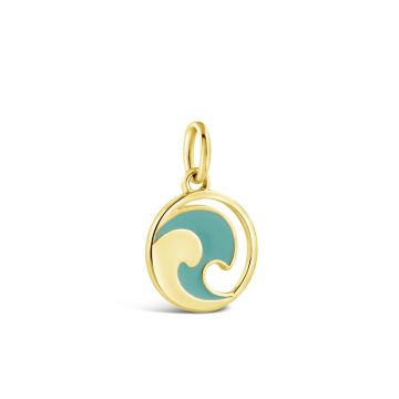 Collectible Travel Treasures™ Wave Charm - 14k Gold Vermeil