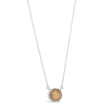 Delicate Dune Round Necklace | Sterling Silver | Dune Jewelry