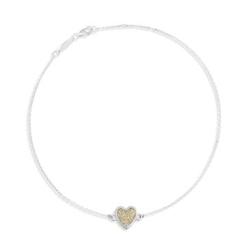 Delicate Dune Heart Anklet | Dune Jewelry