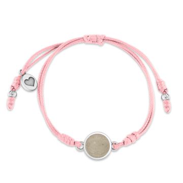 Touch The World - Dusty Rose Heart Bracelet | Heart Disease Care & Research