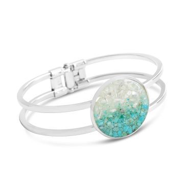 Marina Bracelet - Silver - Gradient | Dune JewelrySilver Plated Bracelets & Bangles