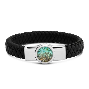 Nautical Woven Bracelet - Turquoise Gradient