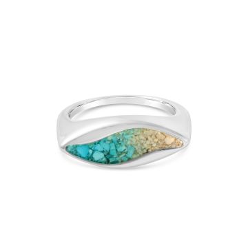 Ocean Current Ring - Turquoise Gradient