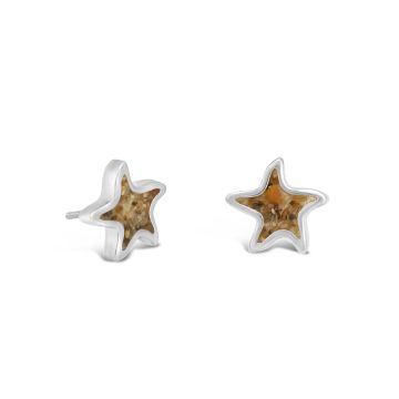 Sand Jewel Starfish Earrings Silver | The Original Beach Sand Jewelry Co. | Dune Jewelry