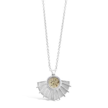 Sterling Sea Fan Pendant Necklace | The Original Beach Sand Jewelry Co. | Dune Jewelry