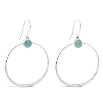 Small half hoop earrings - 925 sterling silver - Luxaa