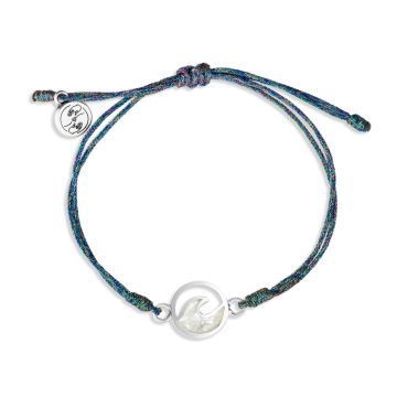 Touch the World - Cresting Wave Bracelet - Ocean Blue Muse 