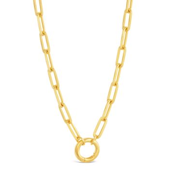 Collectible Travel Treasures™ Charm Holder Necklace - 14k Gold Vermeil