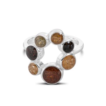 The World Is Yours 7 Continent Sand Ring by Christine Kesteloo