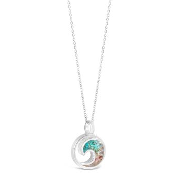 Wave Necklace - Turquoise Gradient - Shells of Hawaii