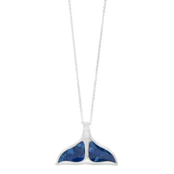 Dune x 4ocean Whale Tail Necklace - Bali Blue