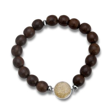 Wood Men's Bead Bracelet | Dune Jewelry
