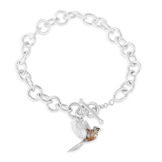 Sterling Silver Cardinal Bird Necklace - Neustaedter's Fine