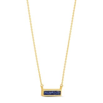 Delicate Dune Bar Necklace - 14k Gold Vermeil