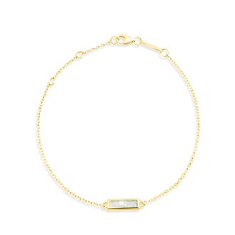 Delicate Dune Bar Bracelet - 14k Gold Vermeil