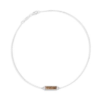 Delicate Dune Bar Anklet | Sterling Silver | Dune Jewelry