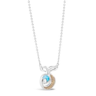 BC - Forever Fins Necklace Larimar and Sand
