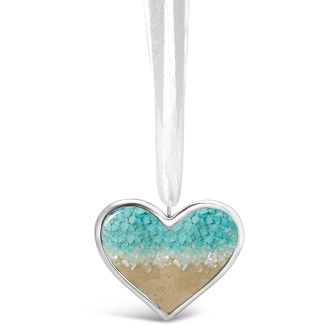 Heart Ornament - Ocean Gradient