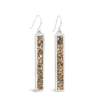 Luxe Dune Bar Earrings | Experiential Sterling Silver Jewelry | Dune Jewelry