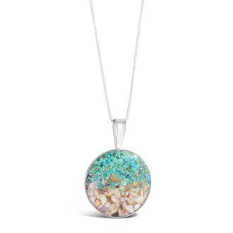 Marina Necklace - Turquoise Gradient - Shells of Hawaii
