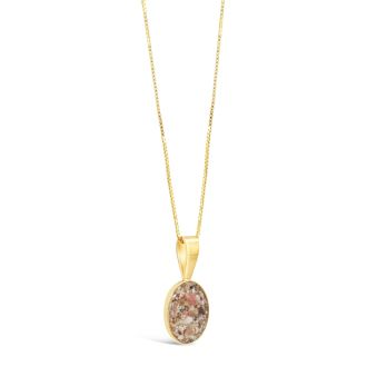 Gold Drop Pendant Necklace | The Original Beach Sand Jewelry Co. | Dune Jewelry