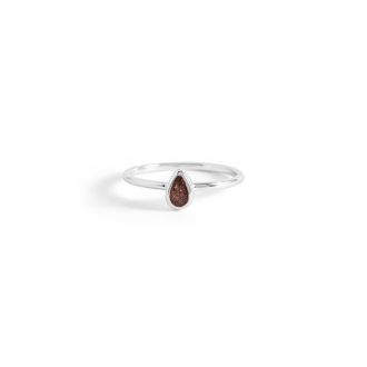 Geometric Stacker Ring - Teardrop
