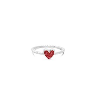 Dune x 4ocean Rope Stacker Ring - Bali Red