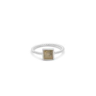 Rope Stacker Ring - Square