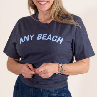 Dune x Cape Clasp Any Beach T-Shirt - Heather Blue