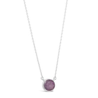 Birth Month Power Stone Necklace - February - Amethyst