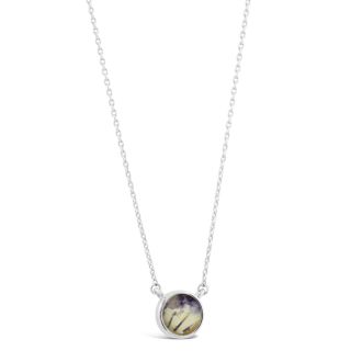 Birth Month Flower Necklace - February - Violet