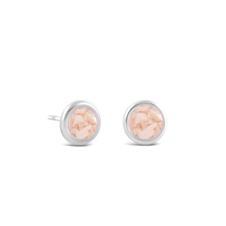 Birth Month Shell Dune Drop Studs - June - Conch Shell